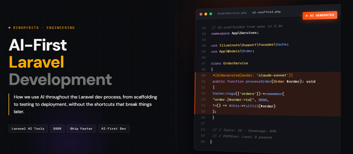 AI-First Laravel Development: How We Ship Products Faster Without Cutting Corners