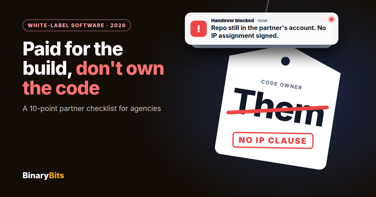 White-Label Software Development for Agencies: 2026 Partner Checklist